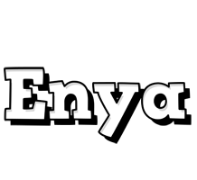 enya snowing logo