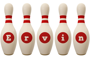 ervin bowling-pin logo