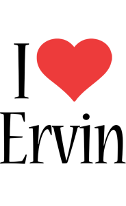 ervin i-love logo