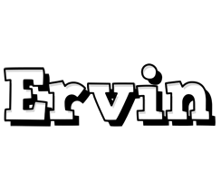 ervin snowing logo