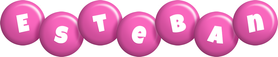 esteban candy-pink logo