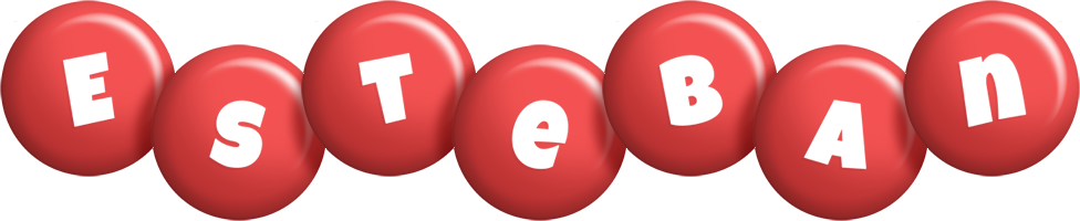 esteban candy-red logo