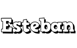 esteban snowing logo