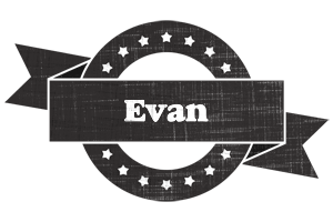 evan grunge logo