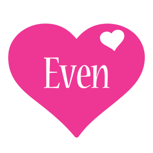 even love-heart logo