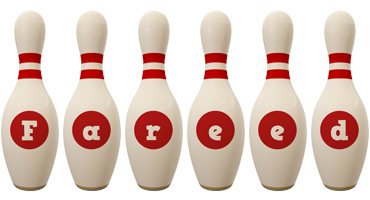 fareed bowling-pin logo