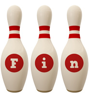 fin bowling-pin logo