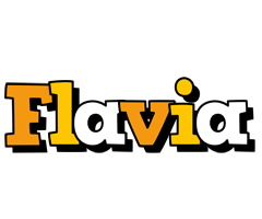 flavia cartoon logo