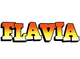 flavia sunset logo