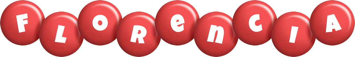 florencia candy-red logo