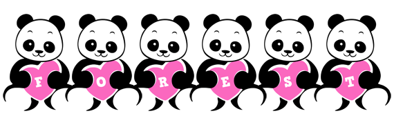 forest love-panda logo