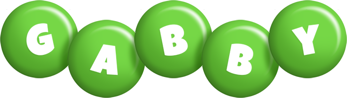 gabby candy-green logo
