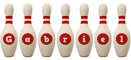 gabriel bowling-pin logo