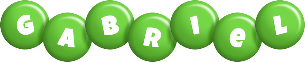 gabriel candy-green logo
