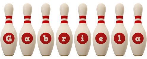 gabriela bowling-pin logo