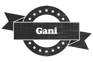 gani grunge logo