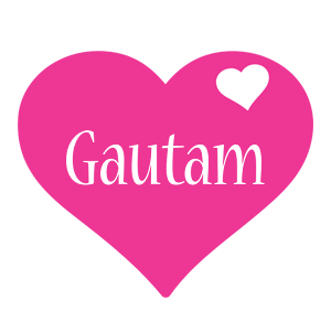 gautam love-heart logo