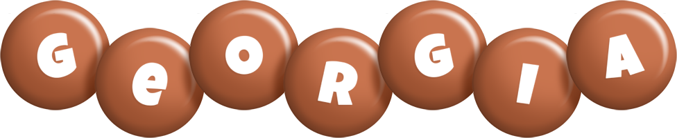 georgia candy-brown logo