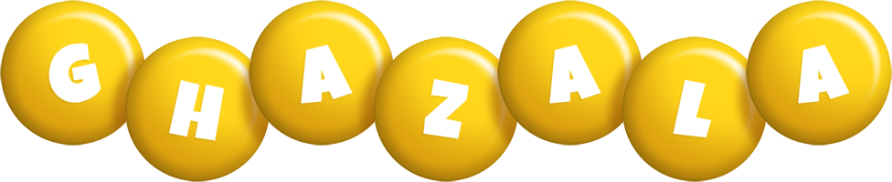 ghazala candy-yellow logo