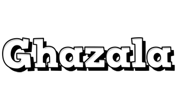 ghazala snowing logo