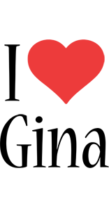 gina i-love logo