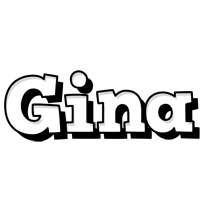gina snowing logo