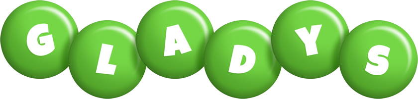 gladys candy-green logo