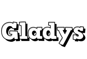 gladys snowing logo