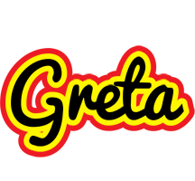 greta flaming logo