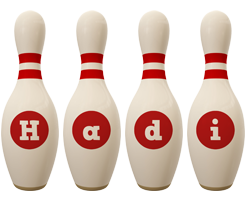 hadi bowling-pin logo