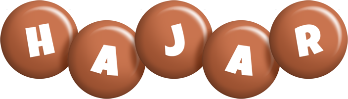 hajar candy-brown logo