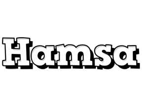 hamsa snowing logo