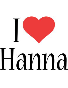 hanna i-love logo