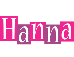 hanna whine logo