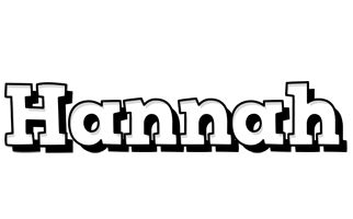 hannah snowing logo