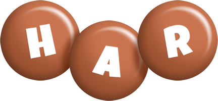 har candy-brown logo