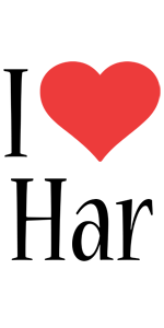 har i-love logo
