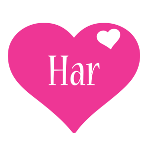 har love-heart logo