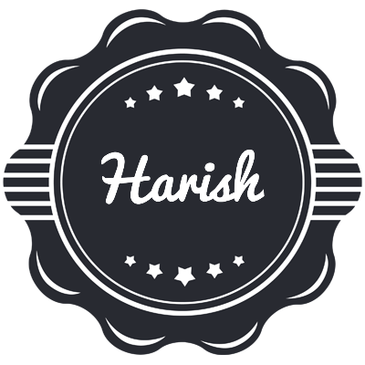 harish badge logo