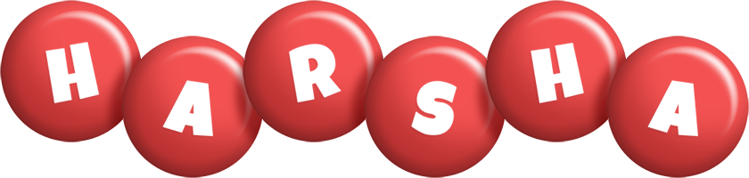 harsha candy-red logo