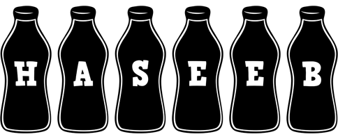 haseeb bottle logo