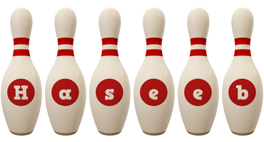 haseeb bowling-pin logo