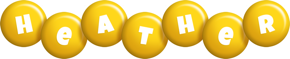 heather candy-yellow logo