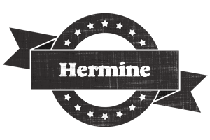 hermine grunge logo