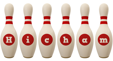 hicham bowling-pin logo