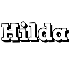 hilda snowing logo