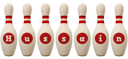 hussain bowling-pin logo
