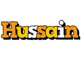 hussain cartoon logo