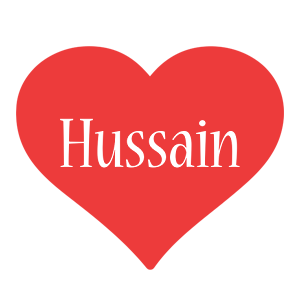 hussain love logo