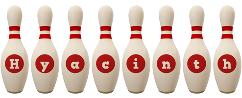 hyacinth bowling-pin logo